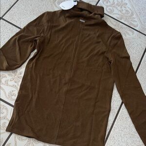 Prana Foundation Rib Turtleneck women’s small in Rich Earth Heather